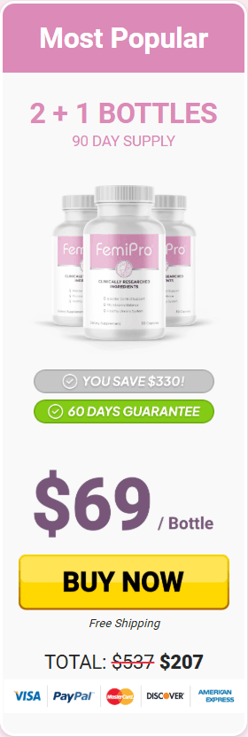 FemiPro-3 bottle