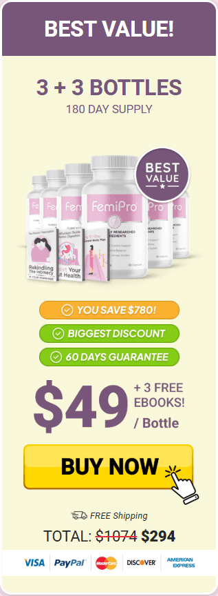 FemiPro-6 bottle